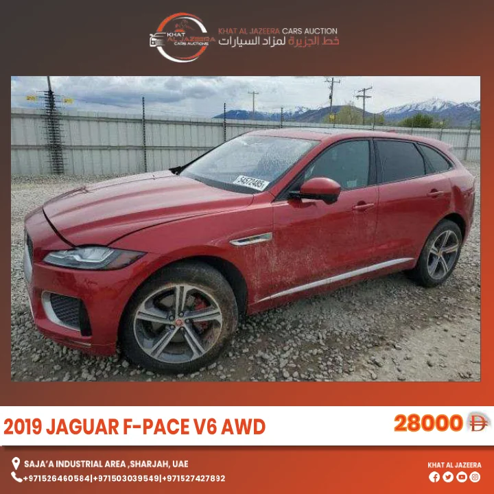 2019 JAGUAR F-PACE V6 AWD